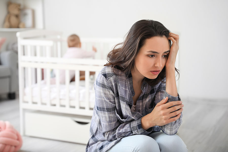 Baby blues and postpartum depression